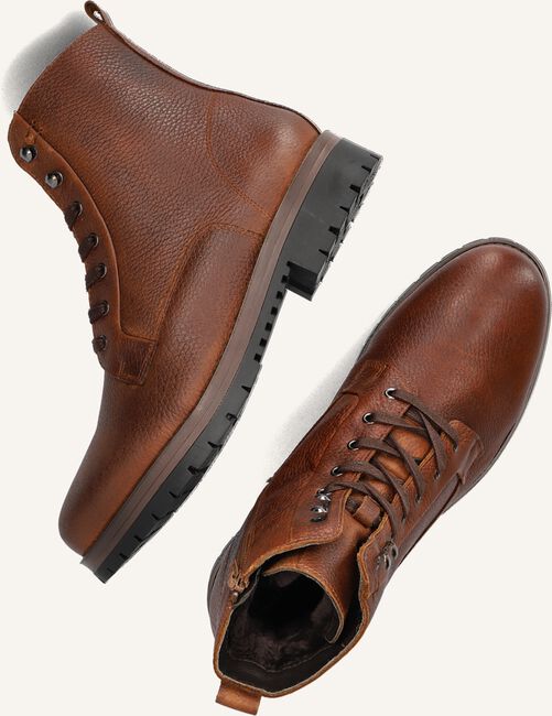 Cognac MAZZELTOV Enkelboots MARIO Cognac MAZZELTOV Enkelboots MARIO - large