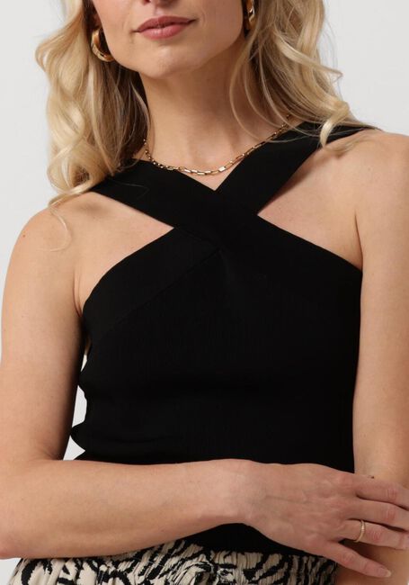 Zwarte MINUS Top IRENE KNIT TOP - large