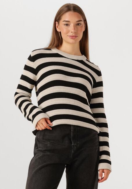 Beige Y.A.S. Trui YASSIRONI LS KNIT PULLOVER S. - large