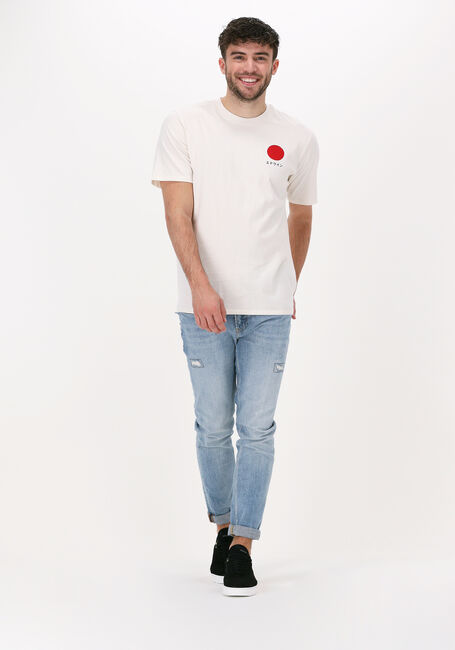 Gebroken wit EDWIN T-shirt JAPANESE SUN TS - large
