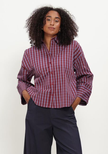 Rode CO'COUTURE Blouses RENEECC CHECK CUFF SHIRT - large