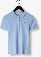 Lichtblauwe TOMMY HILFIGER Polo 1985 SLIM PIQUE POLO SS