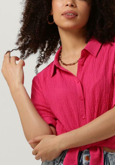 Roze ANOTHER LABEL Blouses BOIS COTTON SHIRT S/S - large