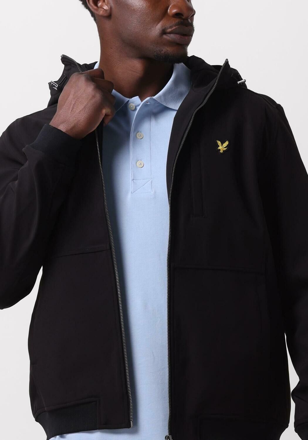 LYLE & SCOTT Heren Jassen Softshell Jacket Zwart