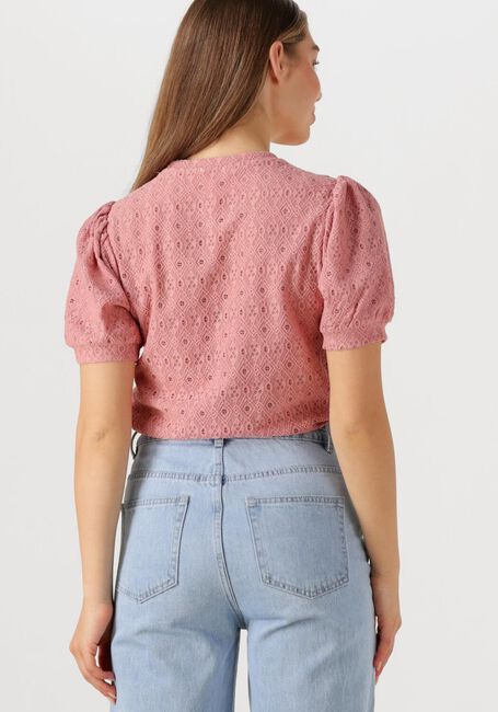 Roze OBJECT T-shirt OBJLAILA S/S RE TOP - large