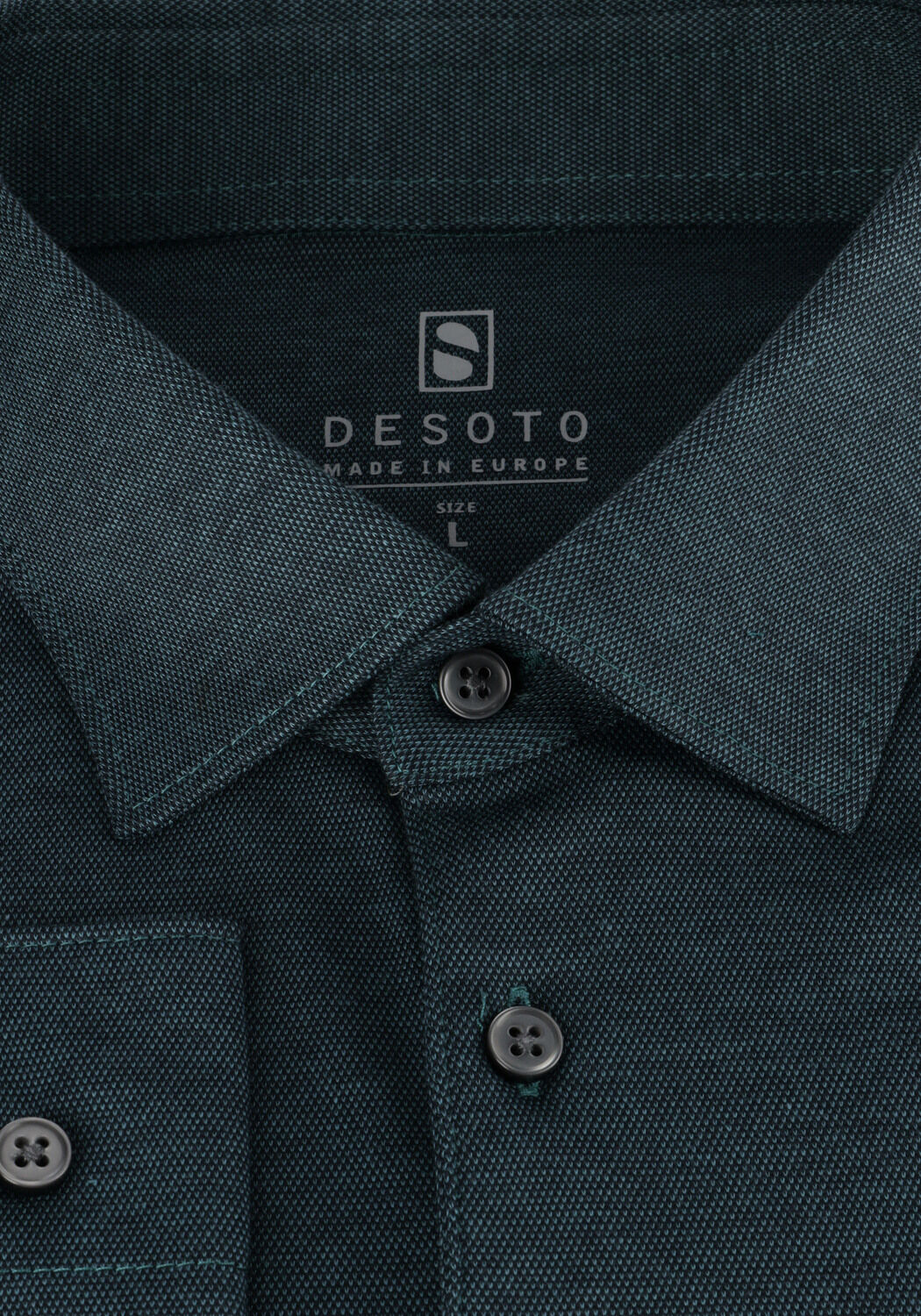 Groene DESOTO Polo CASUAL POLO KENT 1/1 - large