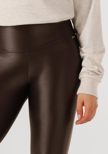 Bruine DEBLON SPORTS Legging SHINE LEGGINGS HIGH WAISTBAND - large