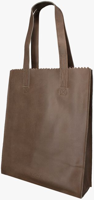 Taupe MYOMY Handtas DELUXE OFFICE - large