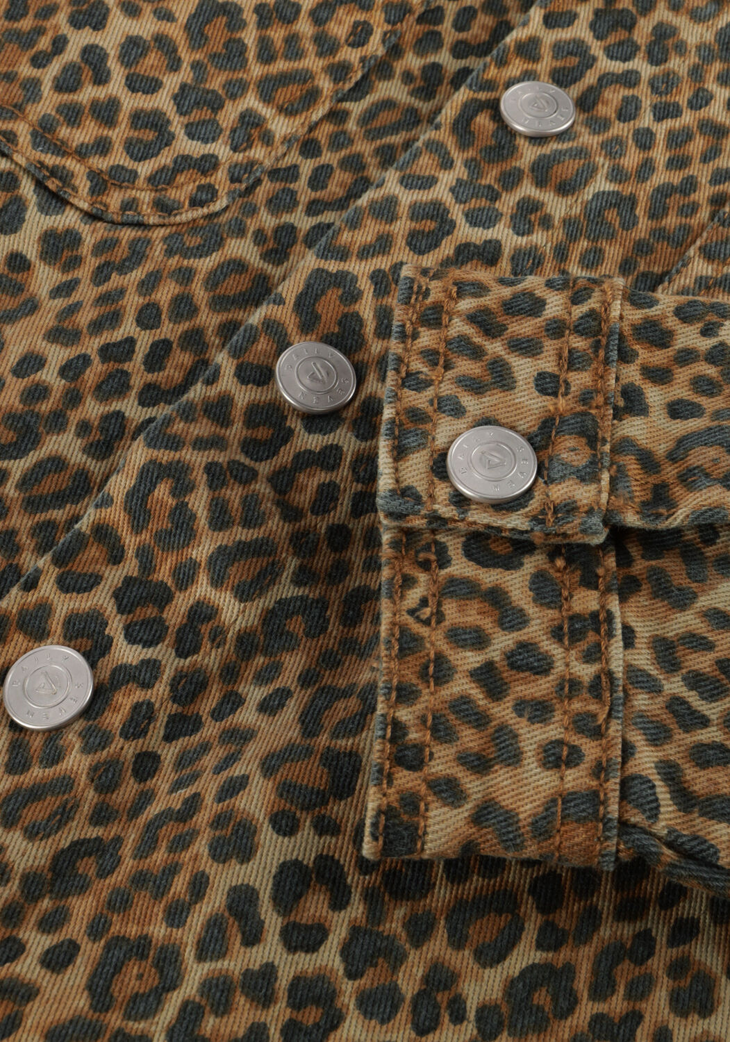 Bruine DAILY7 Spijkerjas TWILL JACKET ANIMAL - large