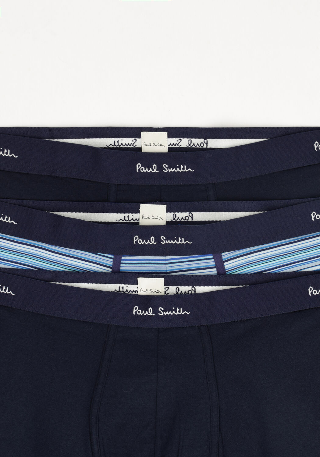 Blauwe PAUL SMITH Boxershorts MEN TRUNK 3 PACK - large