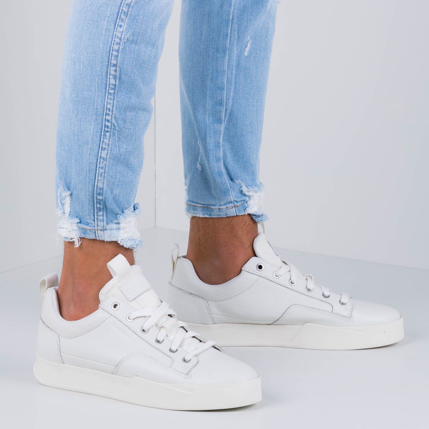 Witte G-STAR RAW Sneakers RACKAM CORE PREMIUM | Omoda