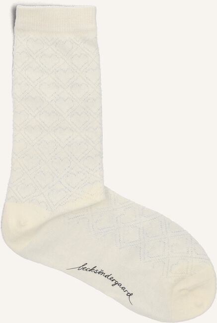 Witte BECKSONDERGAARD Sokken SIGNA COTTA SOCK Witte BECKSONDERGAARD Sokken SIGNA COTTA SOCK - large