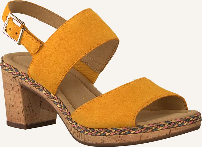 Gele GABOR Platte sandalen 777 Gele GABOR Platte sandalen 777 - large