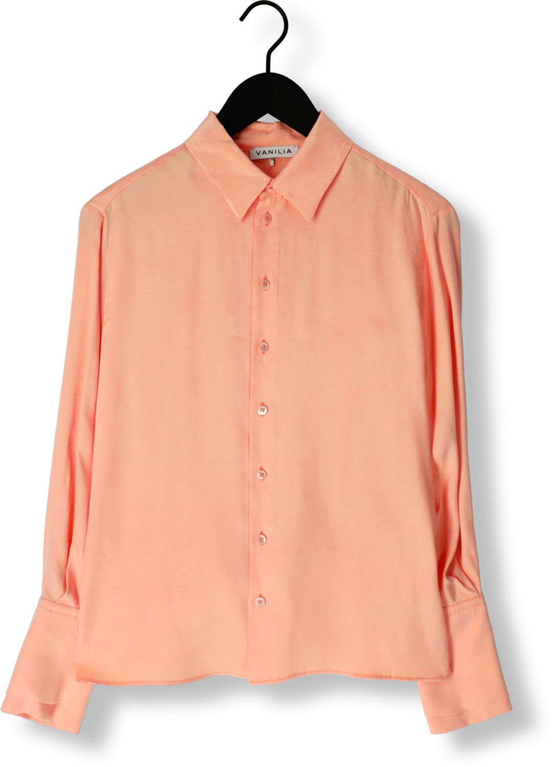 VANILIA Dames Blouses Lyocell Viscose Shirt Oranje