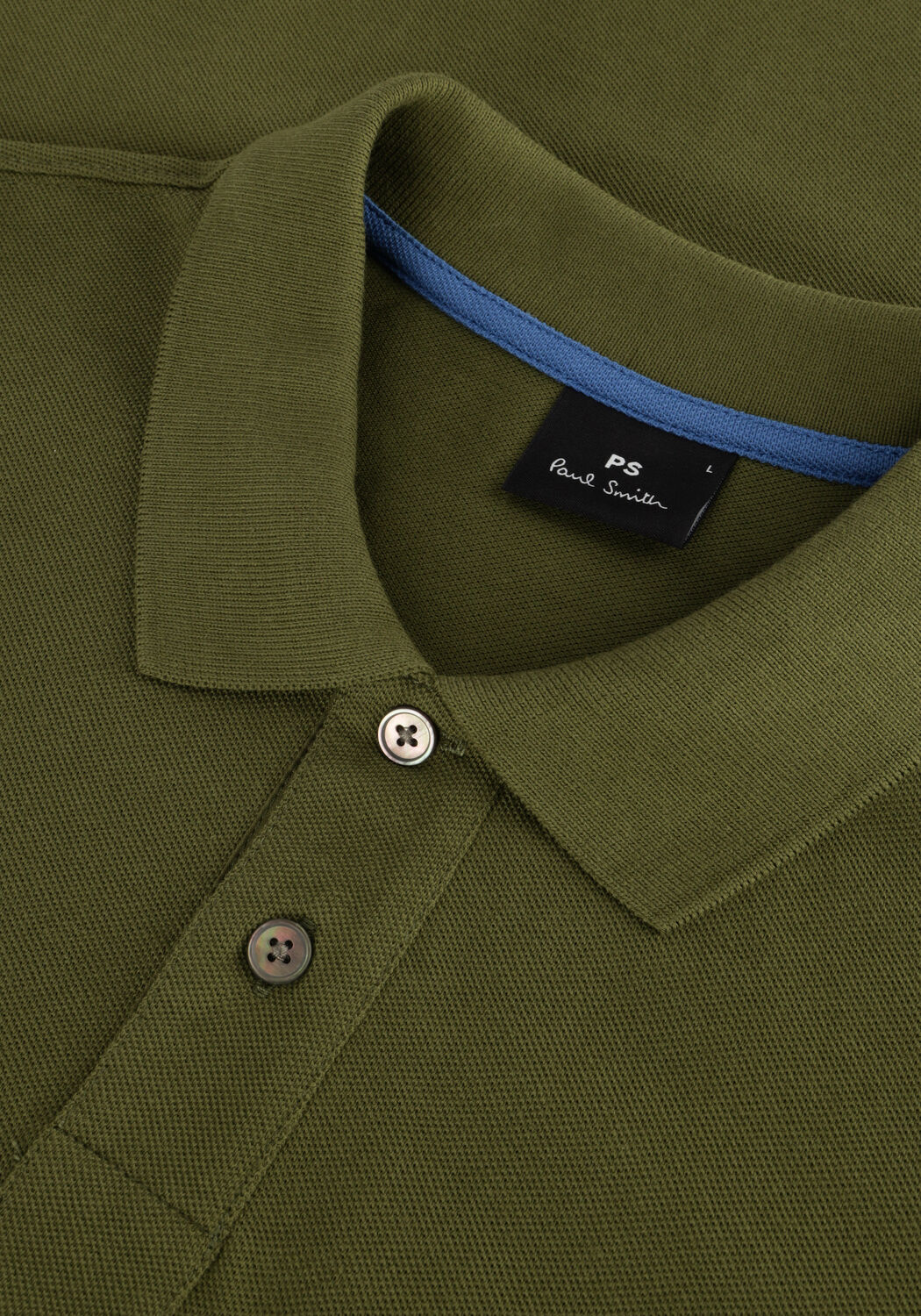 Groene PS PAUL SMITH Polo MENS REG FIT POLO SHIRT ZEBRA - large