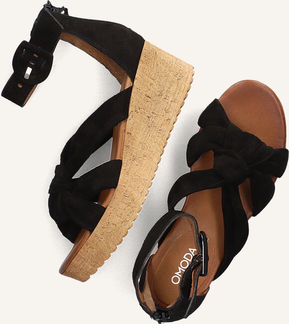 Zwarte OMODA Sandalen 722028 Zwarte OMODA Sandalen 722028 - large