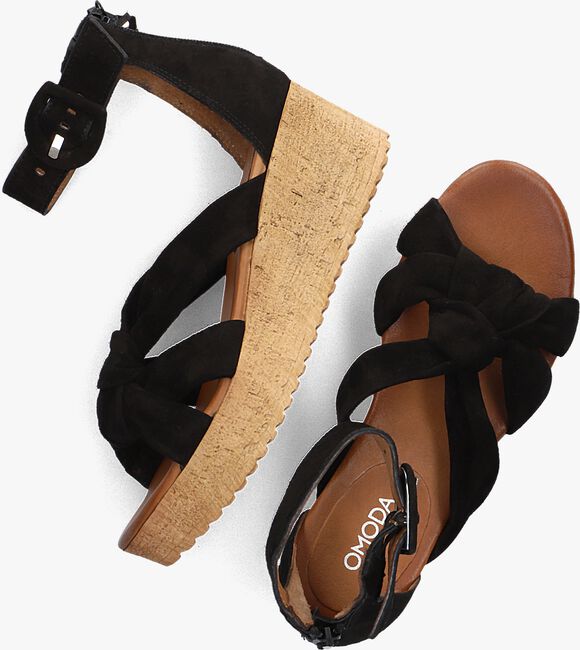 Zwarte OMODA Sandalen 722028 Omoda zwarte-omoda-sandalen-722028-omoda