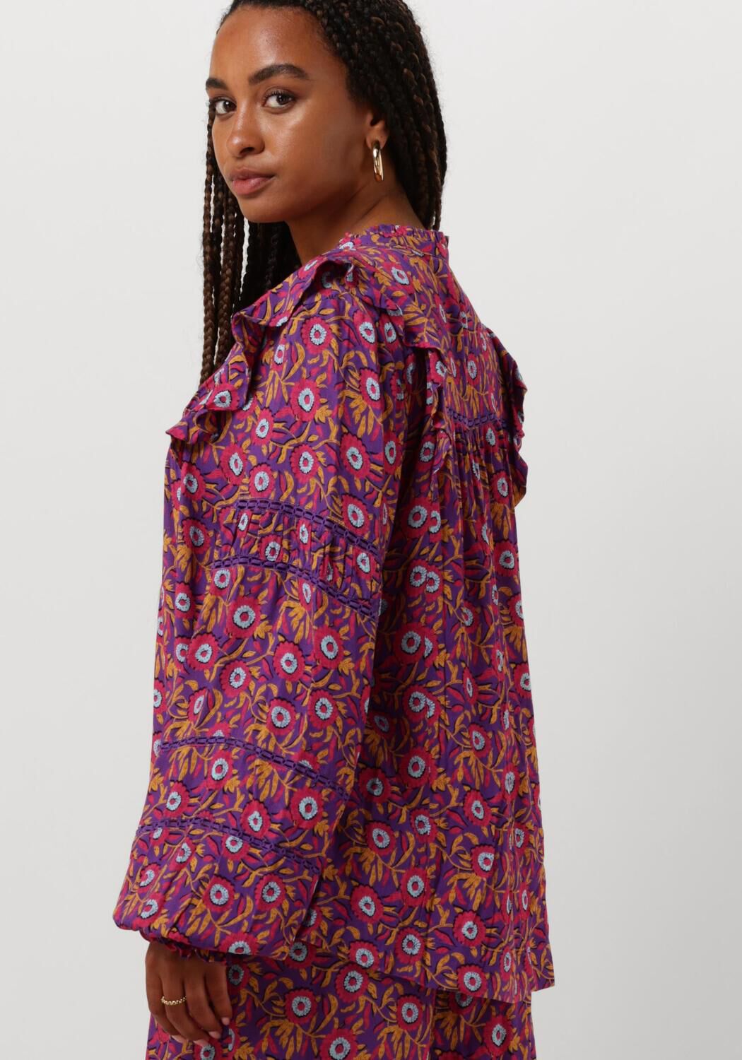HARPER & YVE Dames Blouses Jess-ls Paars
