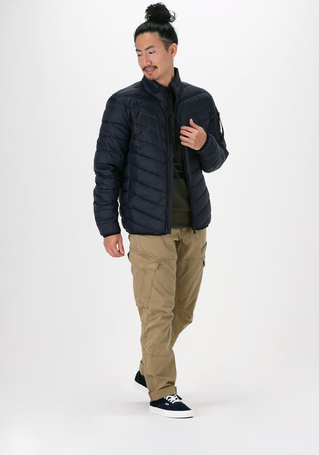 Donkerblauwe NATIONAL GEOGRAPHIC Gewatteerde jas JACKET WITH FILLER - large