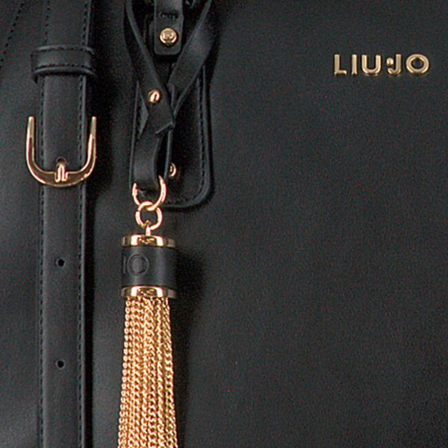 Zwarte LIU JO Handtas RAGG M SATCHEL Zwarte LIU JO Handtas RAGG M SATCHEL - large
