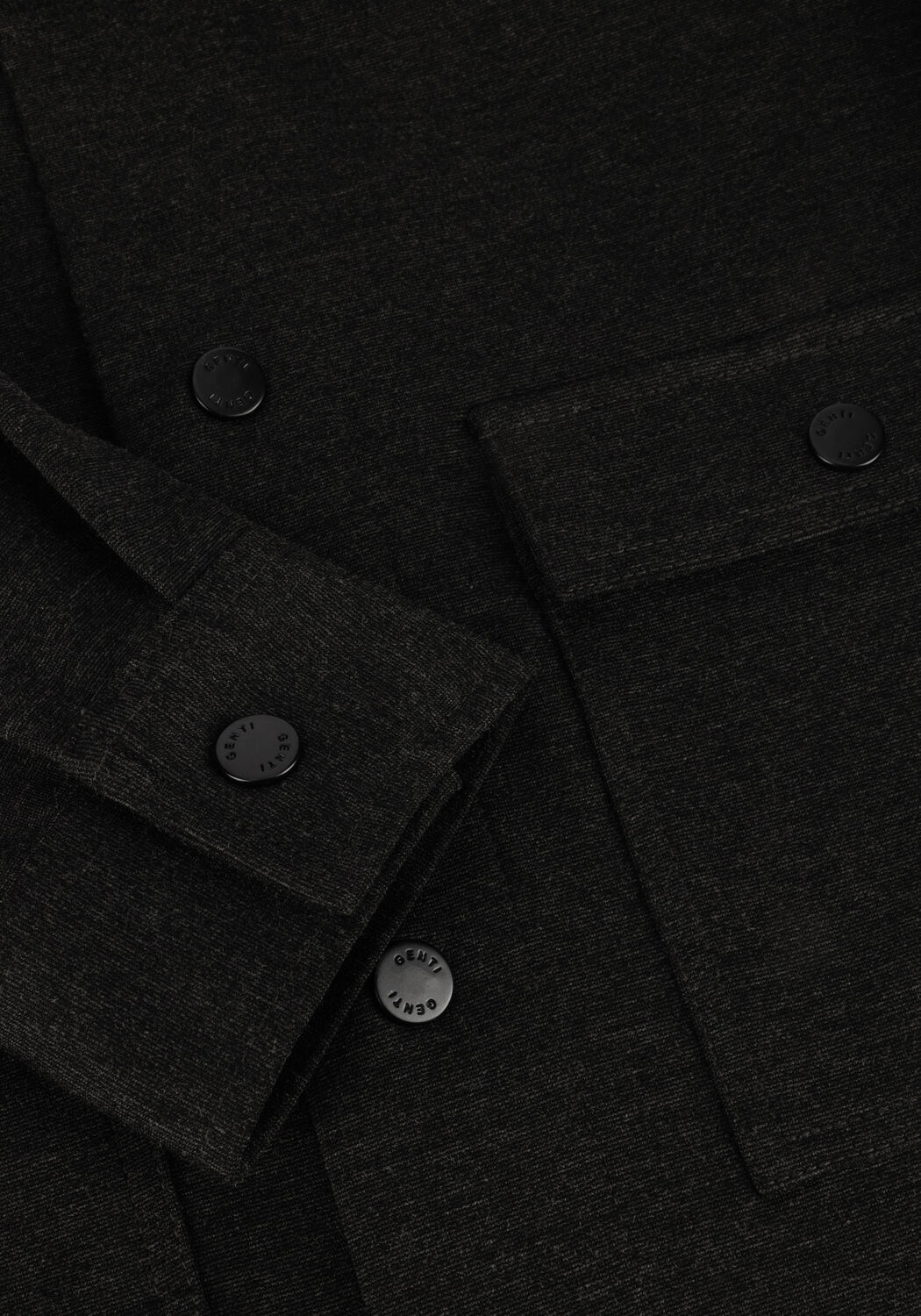 Grijze GENTI Overshirt S1310-1971 - large