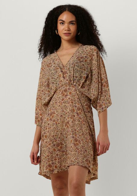 Beige SISSEL EDELBO Mini jurk RODRIGO SHORT DRESS - large