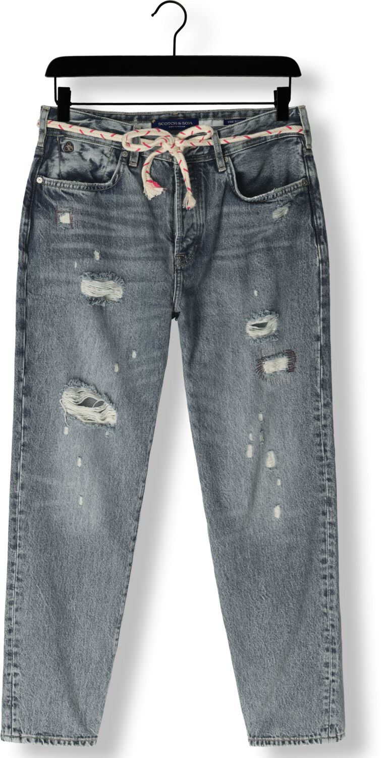 SCOTCH & SODA Dames Jeans The Buzz Slim Boyfriend Jeans All Tied Up Blauw