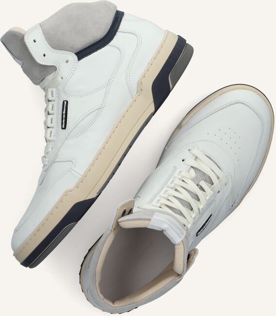 Witte FLORIS VAN BOMMEL Hoge sneakers SFM-10117-01 Witte FLORIS VAN BOMMEL Hoge sneakers SFM-10117-01 - large