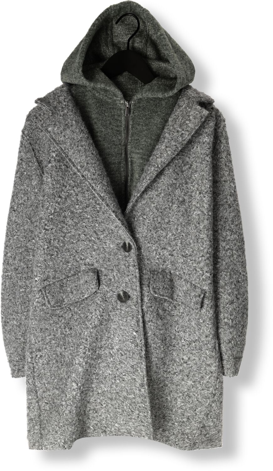 NUKUS Dames Jassen Inna Jacket Boucle Grijs
