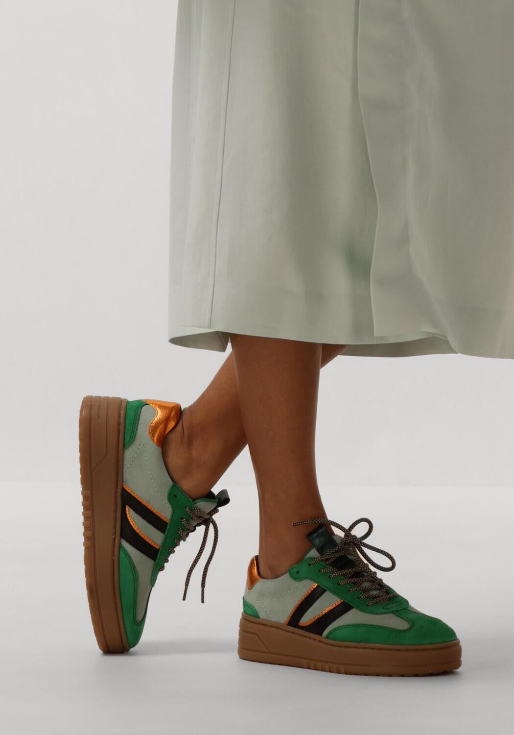 Groene OMODA Lage sneakers ANEMONE - large