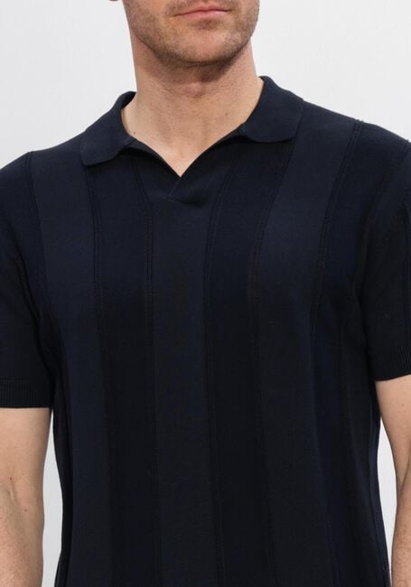 Donkerblauwe GENTILUOMO Polo POLO NO BUTTONS SS - large