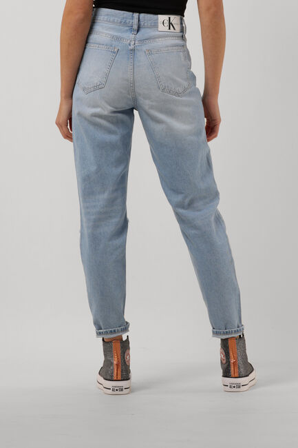 Lichtblauwe CALVIN KLEIN Mom jeans MOM JEAN ANKLE - large