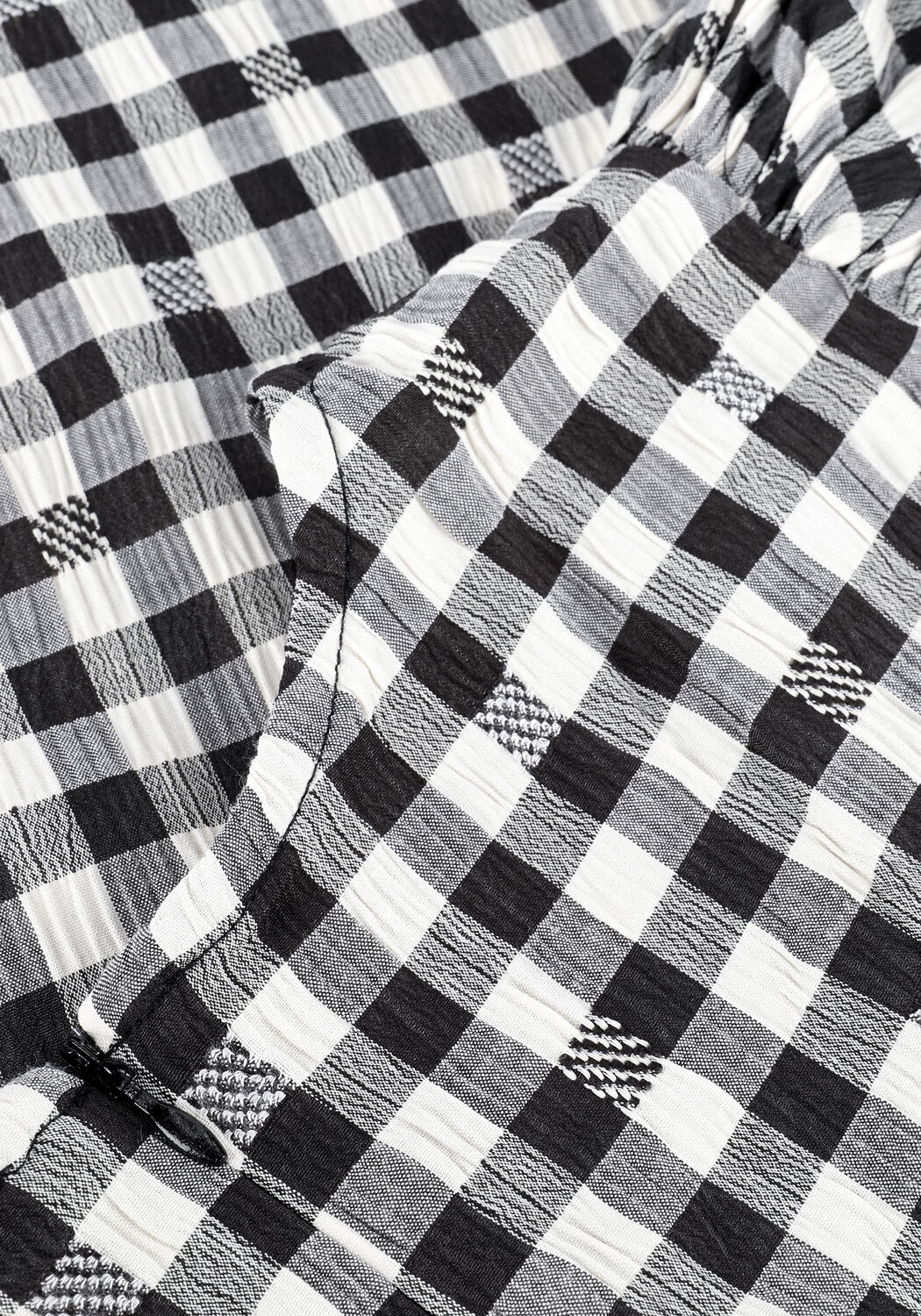 Zwarte CO'COUTURE Blouses CADIE CHECK BLOUSE - large