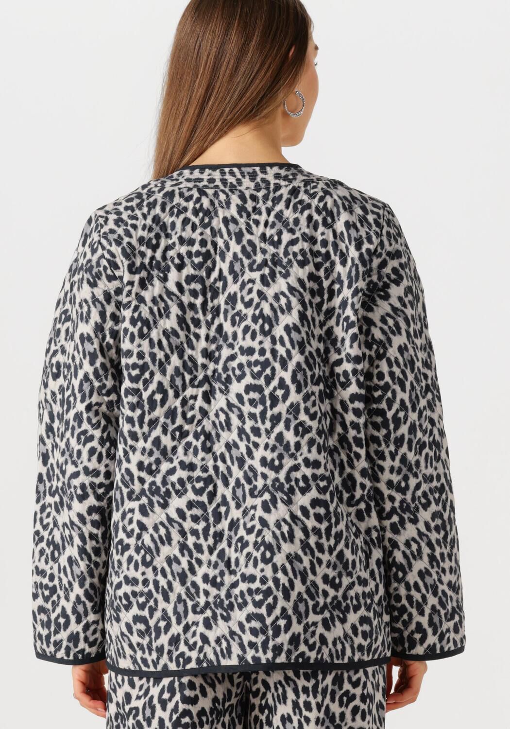 LOLLYS LAUNDRY Dames Blazers Lilyll Quilted Jacket Ls Zwart
