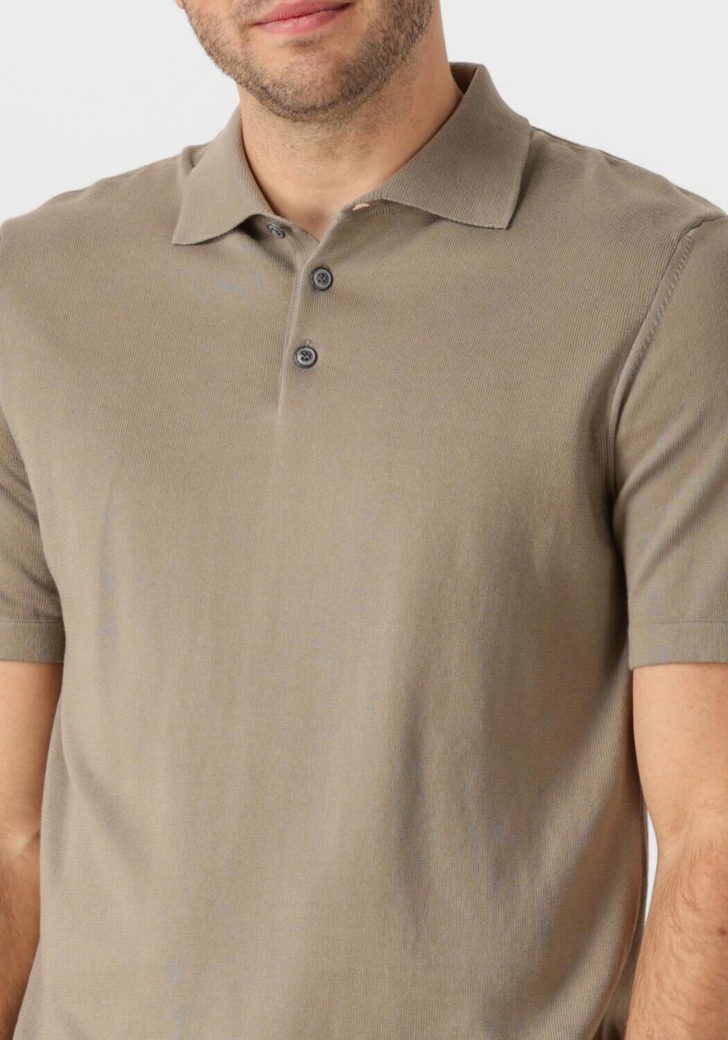 THE GOODPEOPLE Heren Polo's & T-shirts Plan Beige