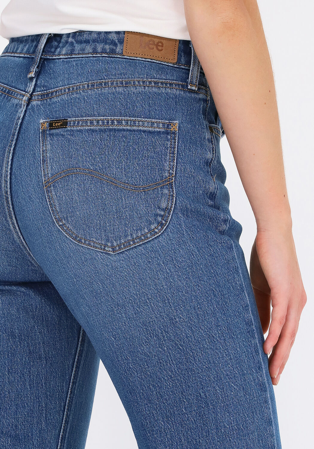 Lichtblauwe LEE Straight leg jeans 