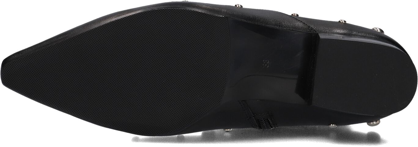 BABOUCHE Zwarte Enkellaarsjes Lux