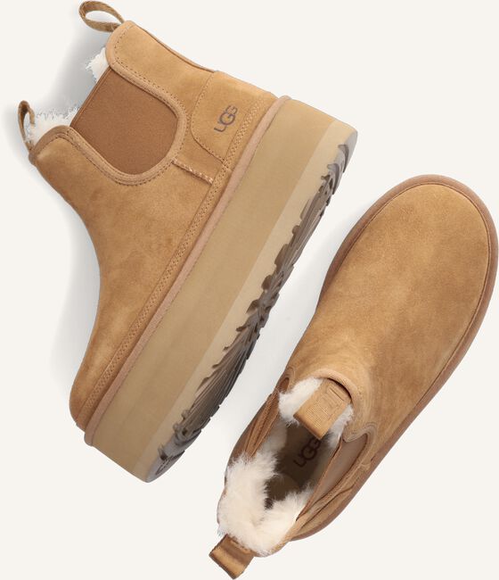 Cognac UGG Chelsea boots W NEUMEL PLATFORM CHELSEA Cognac UGG Chelsea boots W NEUMEL PLATFORM CHELSEA - large