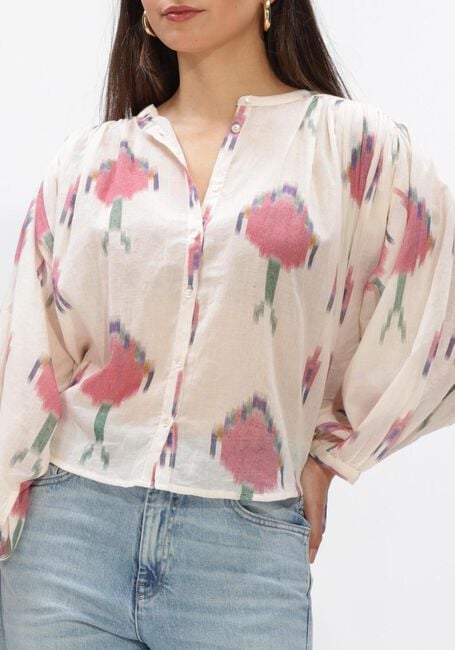 Ecru BY-BAR Blouses BECKY IKAT BLOUSE - large