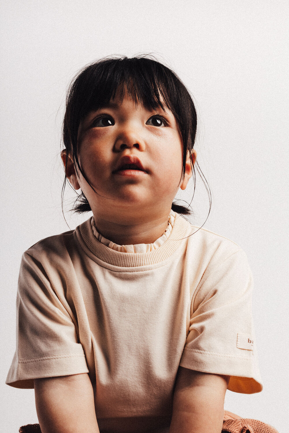 Witte BAJE STUDIO T-shirt ALMERIA - large