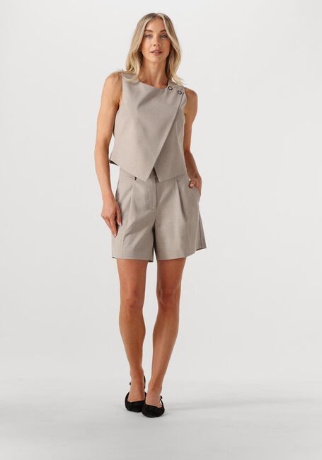 Beige CO'COUTURE Broeken VIDACC CROP PLEAT SHORTS - large