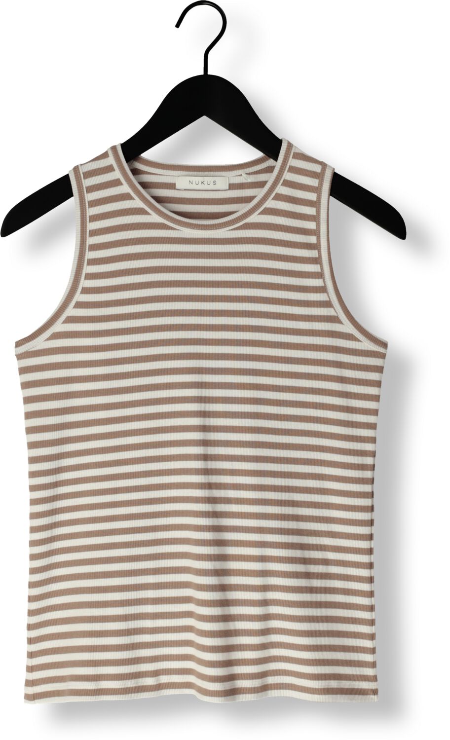 NUKUS Dames Tops & T-shirts Stefania Singlet Stripes Beige