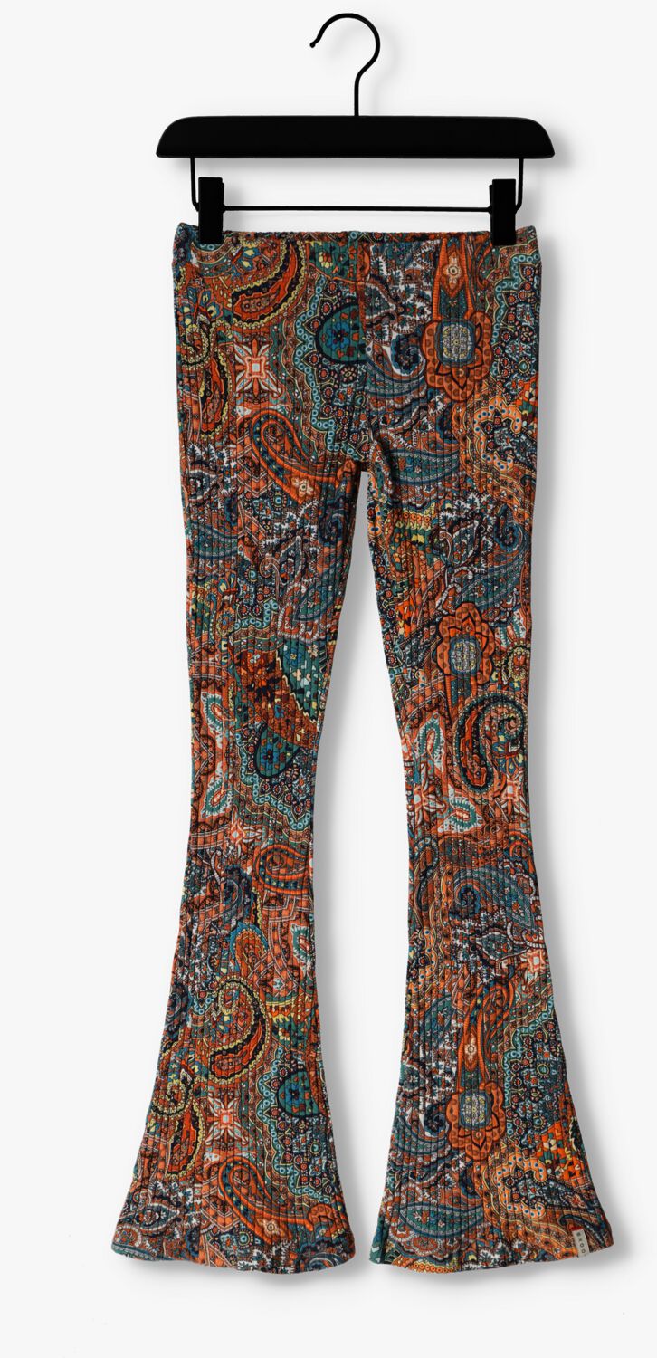 Multi LOOXS Flared broek PAISLEY FLARE PANTS Omoda