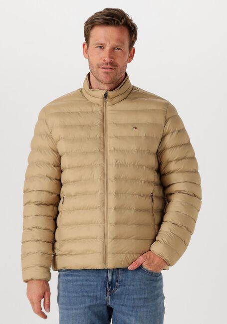 Beige TOMMY HILFIGER Gewatteerde jas PACKABLE RECYCLED JACKET - large