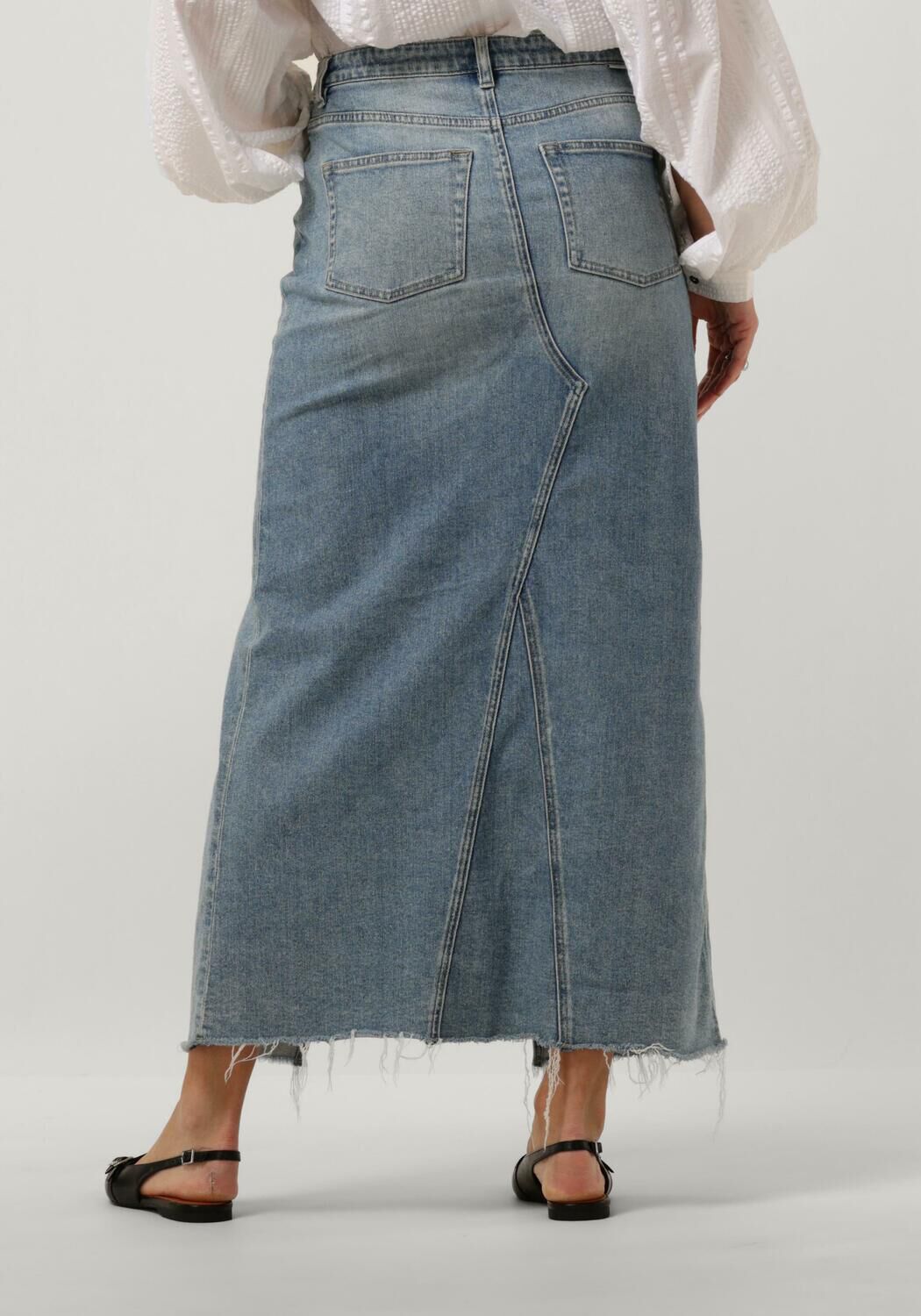Donkerblauwe CIRCLE OF TRUST Maxirok KAE DNM SKIRT Omoda