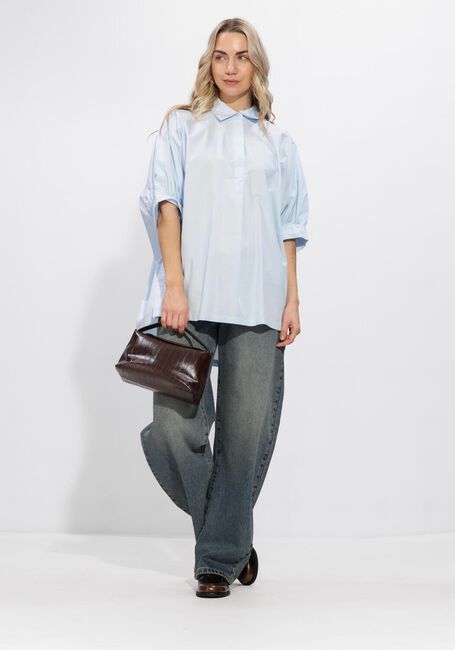 Lichtblauwe SILVIAN HEACH Blouses SHIRT GLANZ - large