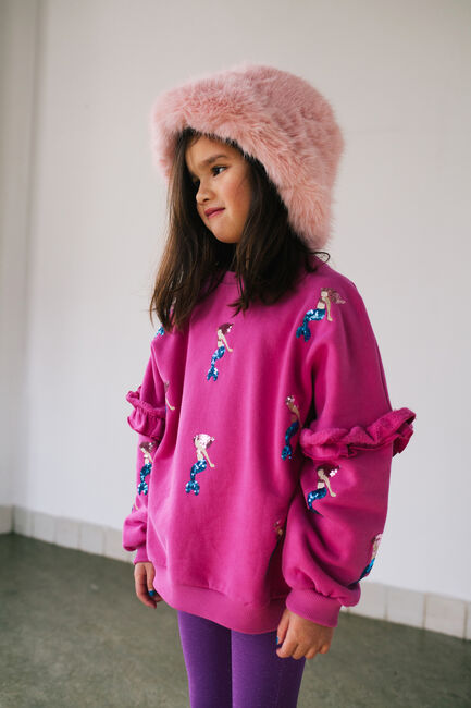 Roze DAILY BRAT Sweater TWIKNLE MERMAID SWEATER - large