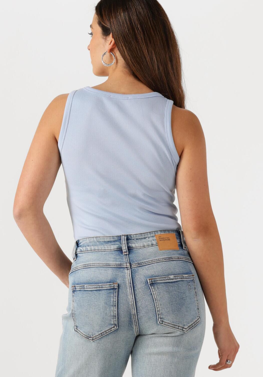 MY ESSENTIAL WARDROBE Dames Tops & T-shirts Mandymw Top Lichtblauw
