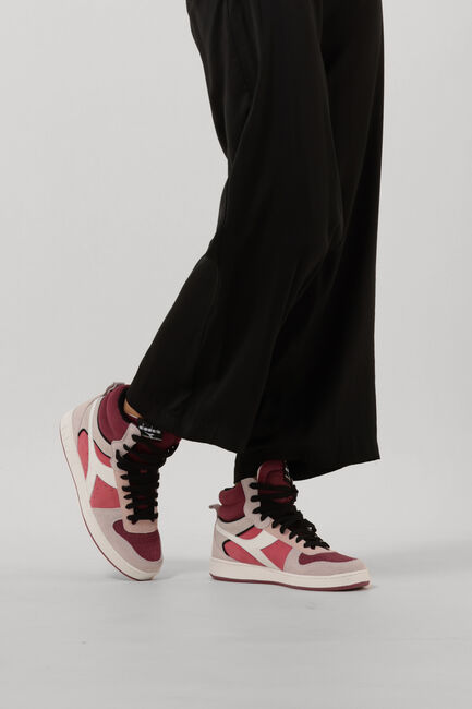 Paarse DIADORA Hoge sneakers MAGIC BASKET MID WOMAN - large