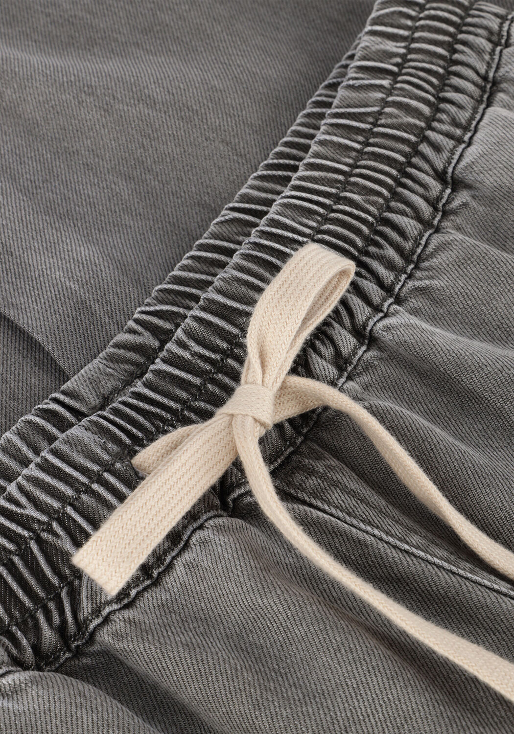 Grijze OBJECT Wijde broek OBJFRAME MW PANTS - large